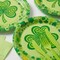 168-Pcs St. Patrick’s Day Tableware Set – Shamrock Plates, Cups, Napkins & Cutlery for 24 Guests – St. Patricks Party Supplies